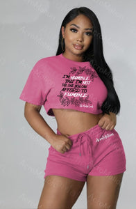 At Peace 2 Piece Short Set